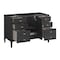 James Martin Vanities 48'' Vanity, Carbon Oak w/ Single Hole 3 CM White Zeus Quartz Top & Backsplash 485-V48-CBO-1WZ - alternate 5